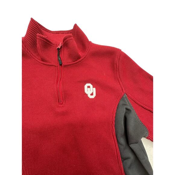 Oklahoma Sooners Colosseum Men XL Red Long Sleeve‎ Pullover Sweater Jacket - Picture 3 of 10